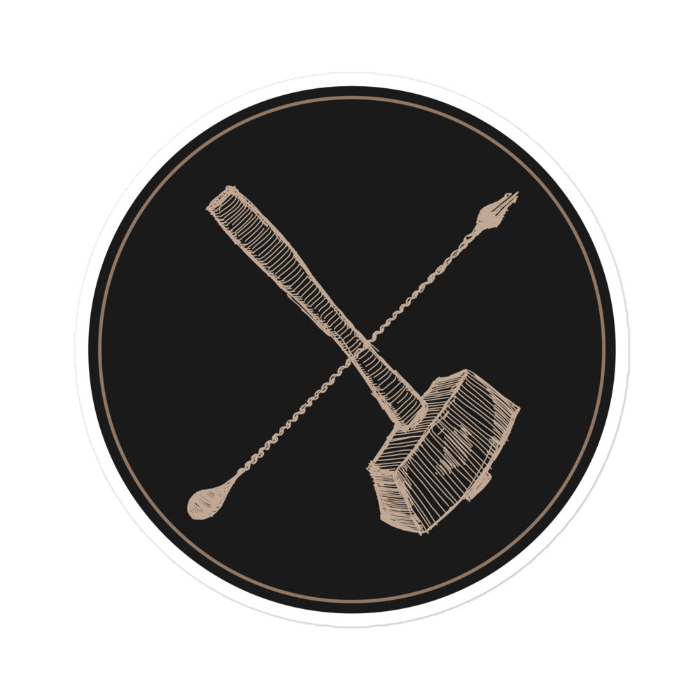 Mallet & Spoon Sticker
