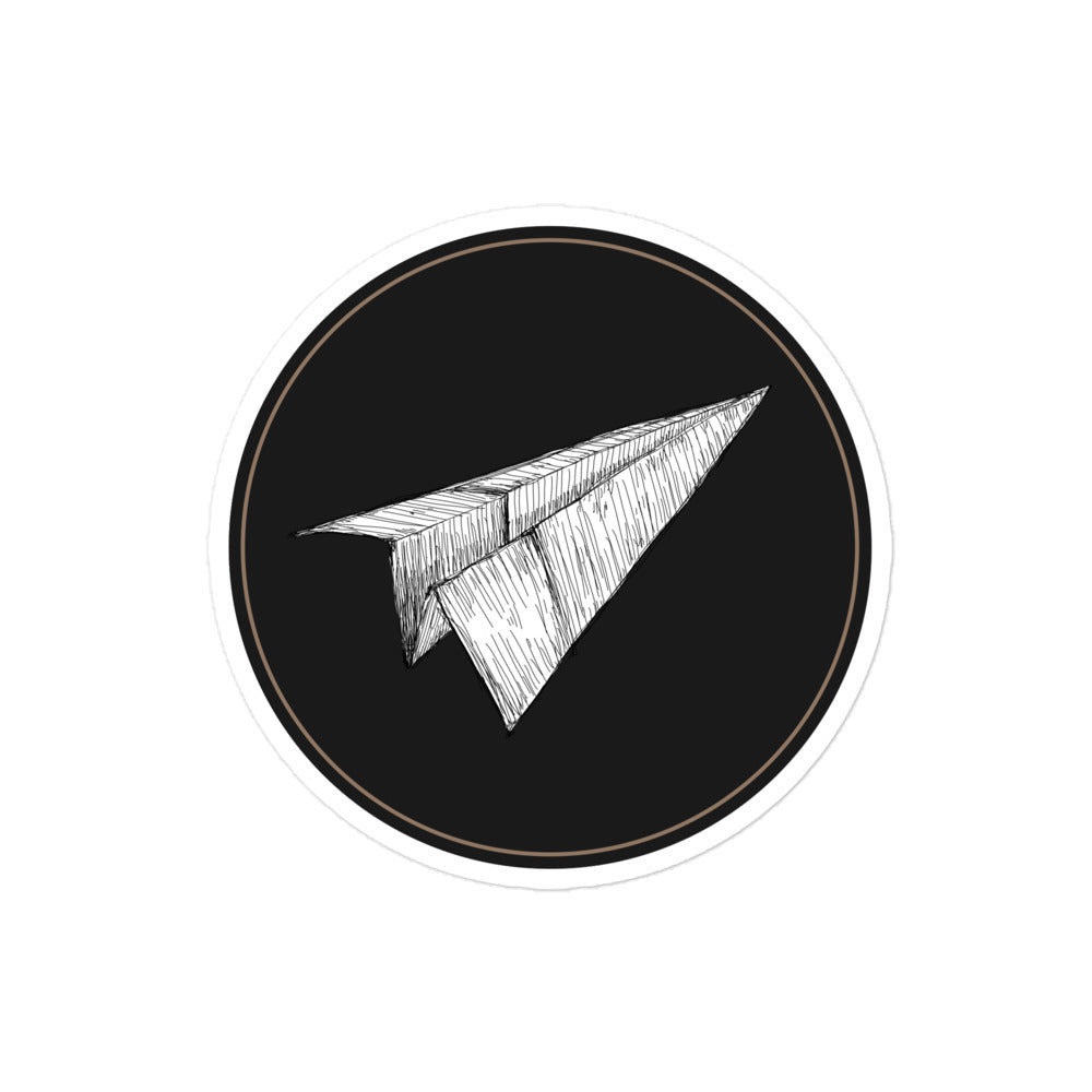 Paper Plane Sticker